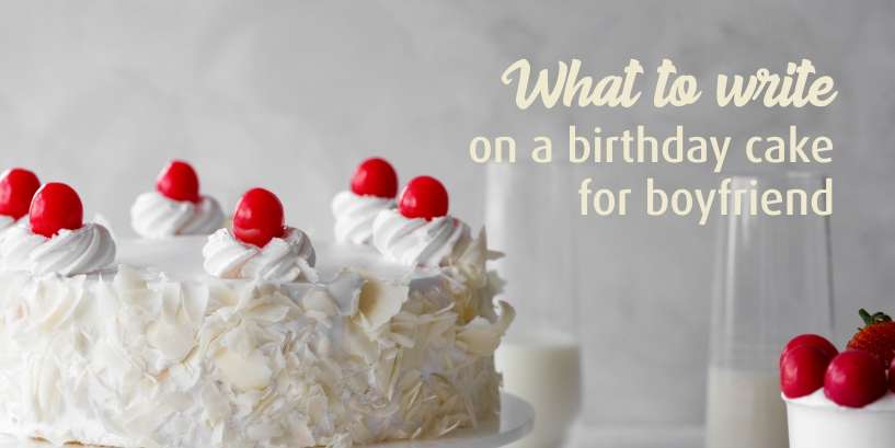 Cake for Boyfriend Birthday | Buy Romantic & Funny Cakes Online